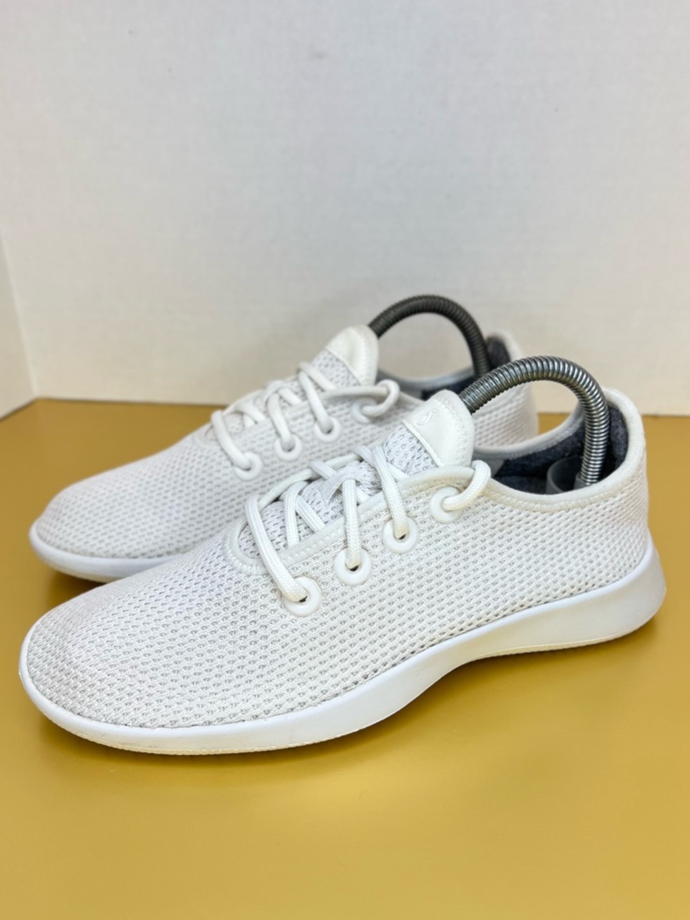 Allbirds Tree Runners Womens White/White Size 8M Clean! No orig box.